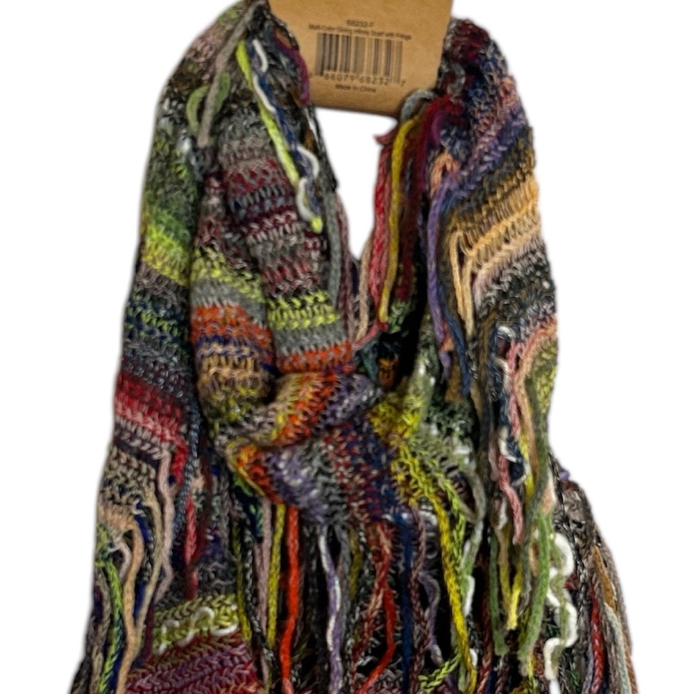 Fashion by Mirabean  Multi-Color Infinity Scarf Size 13” x 28”. NEW With Tags!!